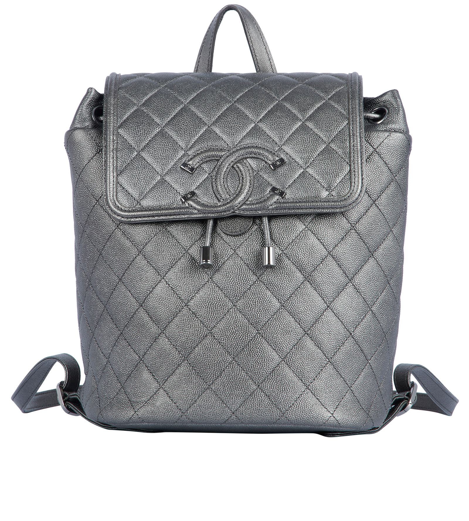 Chanel on sale filigree backpack